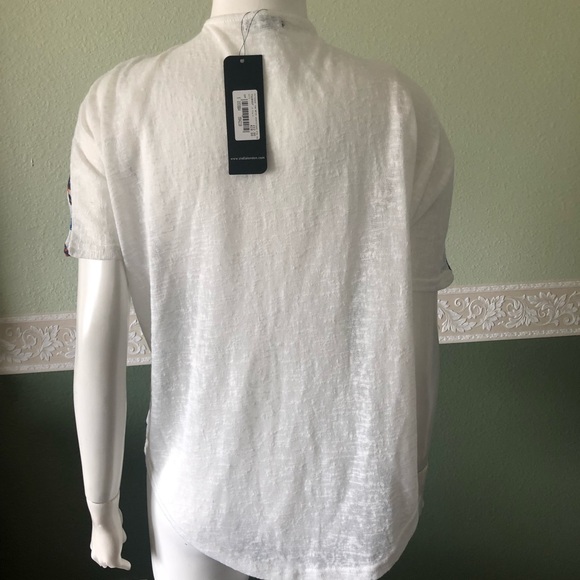 Stella Morgan Printed Top SZ Small - Picture 4 of 5